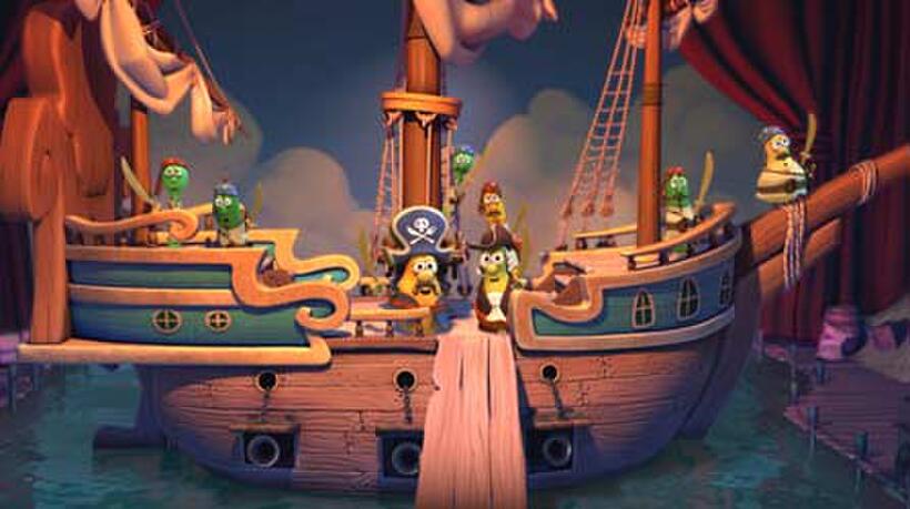 A scene from "The Pirates Who Don't Do Anything."